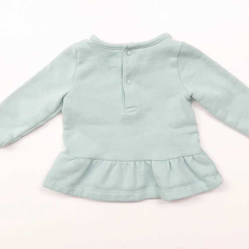 Carter's Little Sister mint long sleeve sweater